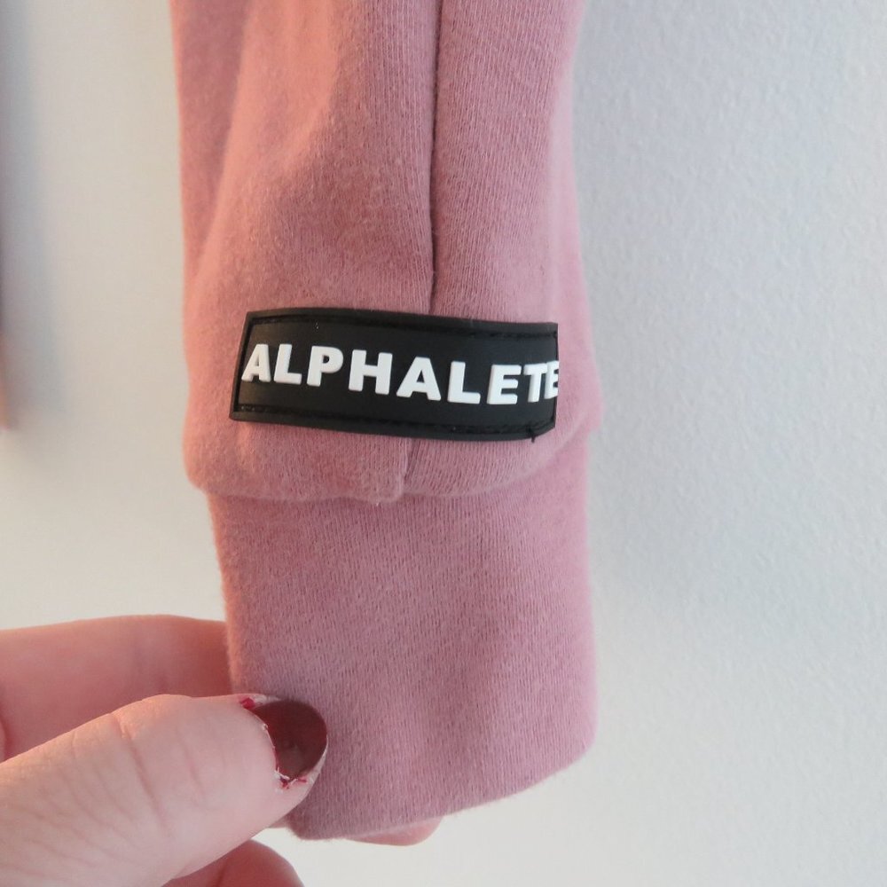 ALPHALETE Identity Joggers in Cranberry Ice Pink - Size S - Picture 14 of 16